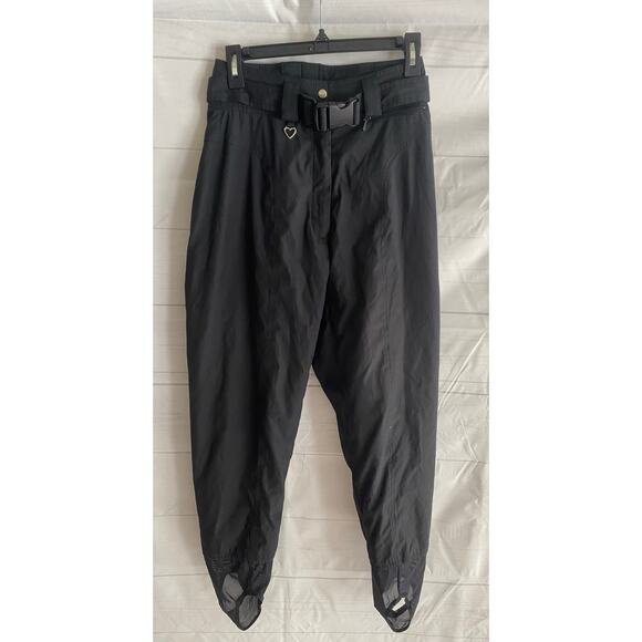 Obermeyer Thermolite Stiletto Black Stirrup Ski Pants Women’s Short 6 (26Wx29L) - Picture 1 of 6
